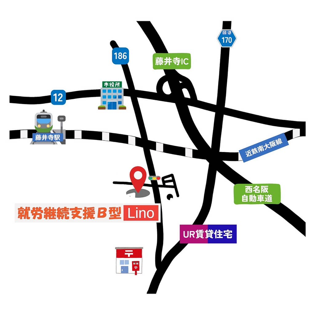 Linoの地図